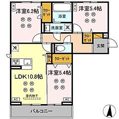 物件の間取り