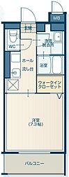 東武伊勢崎線 剛志駅 5.4kmの賃貸マンション 1階1Kの間取り
