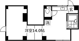 東武練馬IMAハウス 1階ワンルームの間取り