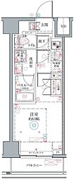 石川アパート 1Kの間取図画像