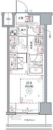 石川アパート 1Kの間取図画像