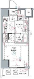石川アパート 1Kの間取図画像