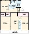 スマイルハイツA棟4階3.5万円