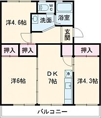 物件の間取り