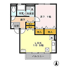 物件の間取り