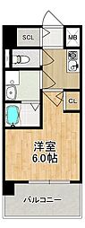 MODERNPALAZZO東本町 1Kの間取図画像