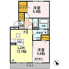 物件の間取り