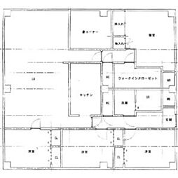 プリミエール長谷川 1階4LDKの間取り