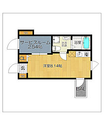 間取図画像 ワンルーム