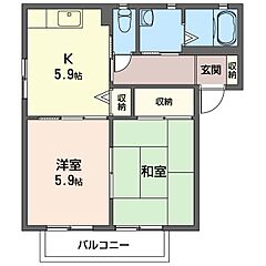 物件の間取り