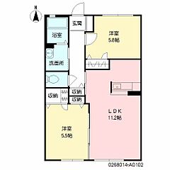 物件の間取り