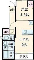 間取図画像 1LDK