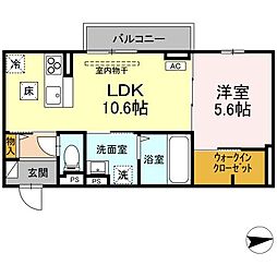 間取図画像 1LDK