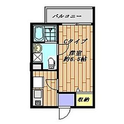 リヴテラス立川 303 3階1Kの間取り