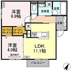 物件の間取り