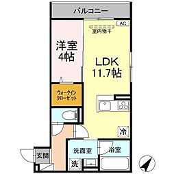 間取図画像 1LDK