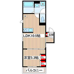 間取図画像 1LDK