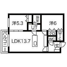 山鼻19条駅 9.1万円