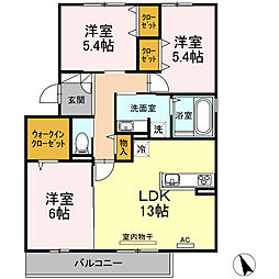 間取図画像 3LDK