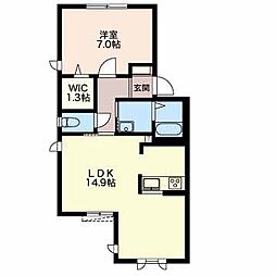間取図画像 1LDK