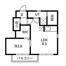 間取図画像 1LDK