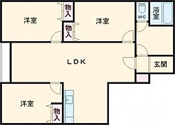 間取図画像 3LDK