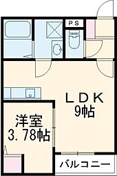 間取図画像 1LDK