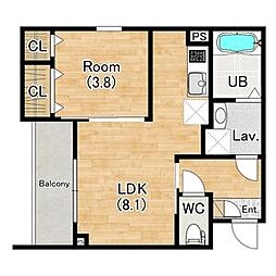 間取図画像 1LDK