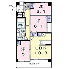 物件の間取り