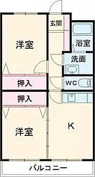 間取図画像 2DK