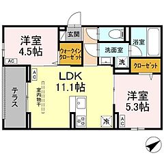 物件の間取り