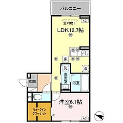 間取図画像 1LDK