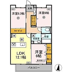 物件の間取り