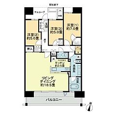 物件の間取り