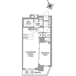 間取図画像 1LDK
