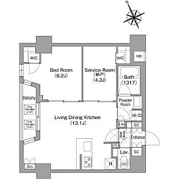 間取図画像 1SLDK