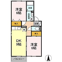 間取図画像 2DK