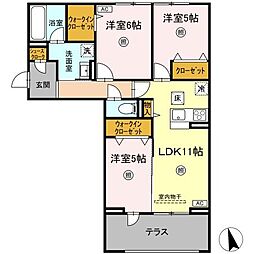 間取図画像 3LDK