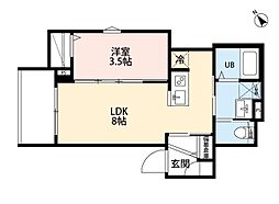 間取図画像 1LDK