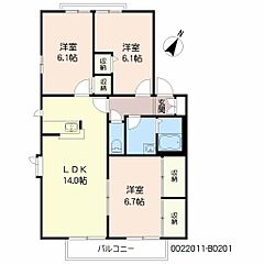 物件の間取り