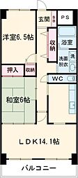 スカール屋島 2LDKの間取図画像