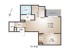 間取図画像 1LDK
