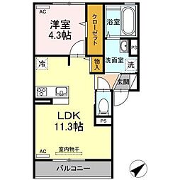 間取図画像 1LDK