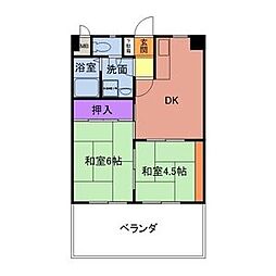 間取図画像 2DK