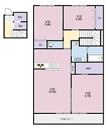 間取図画像 3LDK
