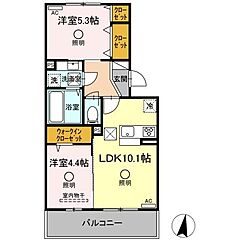物件の間取り