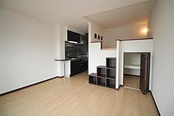 シエロ天神 103 1階ワンルームのリビング/ダイニング