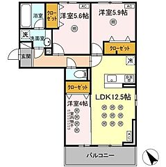 物件の間取り