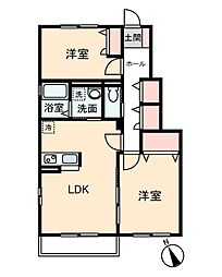 グランドステージ20A 2LDKの間取図画像