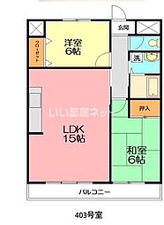 リステージ湘南川名 2LDKの間取図画像